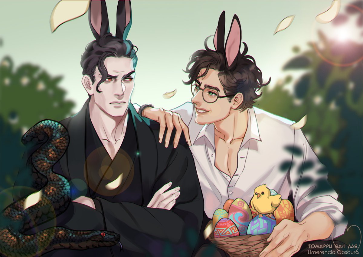 LimerenciaO's tweet photo. C Пасхой, солнышки! 🐣🐰

#tomarry #harrymort #TMRHP https://t.co/LC5yumBrZ1