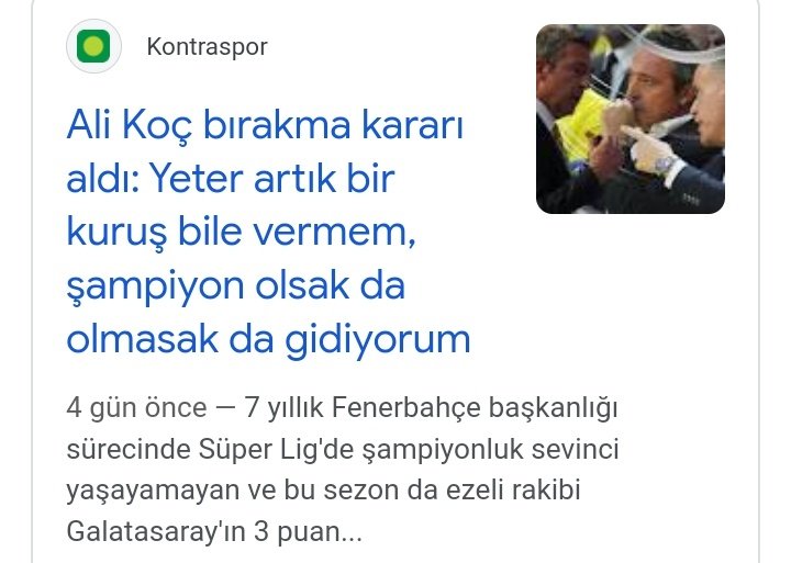 Şampiyonluk olmuş kadar sevindirir gerçekse bu haber