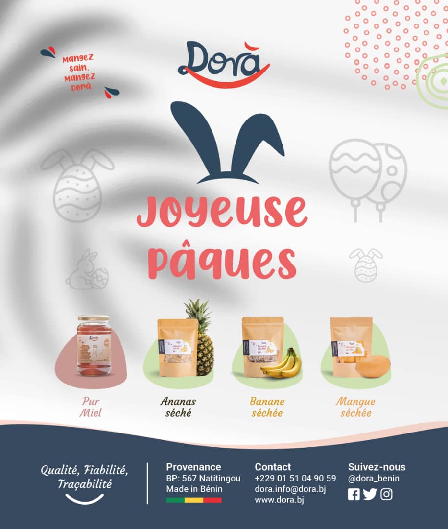 DoraBenin's tweet photo. Joyeuse pâque ✨️🎉
#HappyEaster https://t.co/HsnbKQZsxE