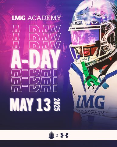 Kyle Brey (@coachkylebrey) on Twitter photo 🏈Coaches: You're invited to IMG Ascender Day on May 13, 2025 — our biggest & final spring ball day! Watch top talent compete, get verified UC Report data, network, & scout elite recruits.
<a href="/IMGAFootball/">IMG Academy Football</a> #AscenderDay 🏈Coaches: You're invited to IMG Ascender Day on May 13, 2025 — our biggest & final spring ball day! Watch top talent compete, get verified UC Report data, network, & scout elite recruits.
<a href="/IMGAFootball/">IMG Academy Football</a> #AscenderDay