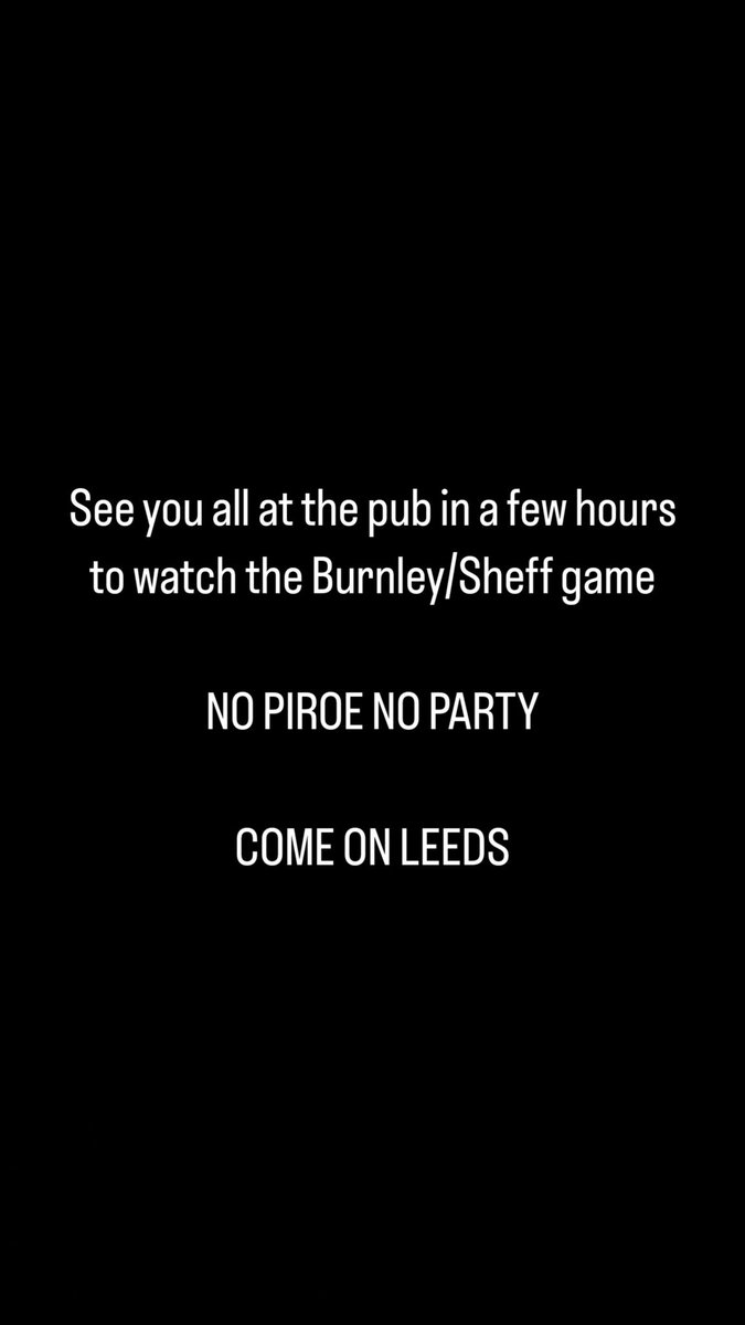 Well GOOOOOOODMORNING Leeds fans