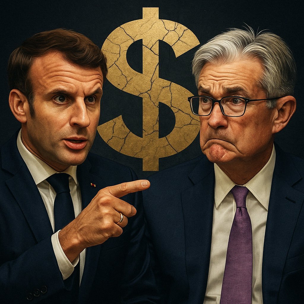 1/ 🧵) 🇫🇷🔥 LA FRANCE AVERTIT LES ÉTATS-UNIS CONCERNANT LE POSSIBLE LICENCIEMENT DE JEROME POWEL .

💰 Pourquoi la France défend-elle Jerome Powell ?

🌍 Parce que l'ensemble du système financier mondial repose sur un énorme mensonge – et il est en train de s'effondrer.

🧐