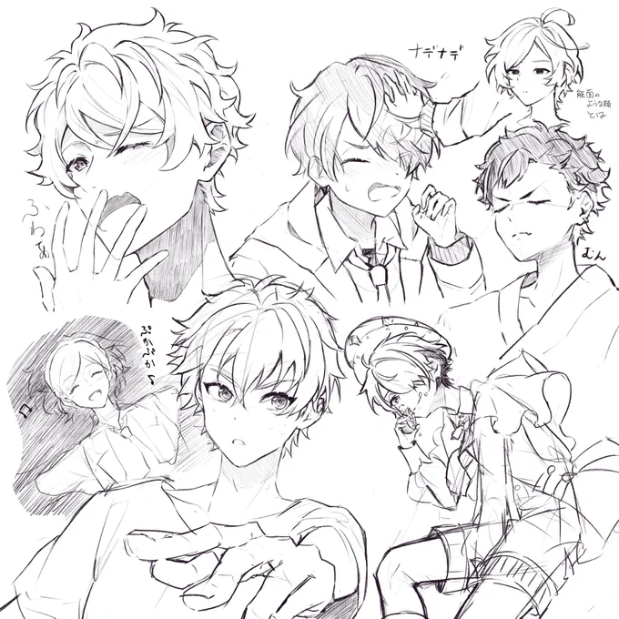 んスの皆さんを習作したまとめ✍️ 