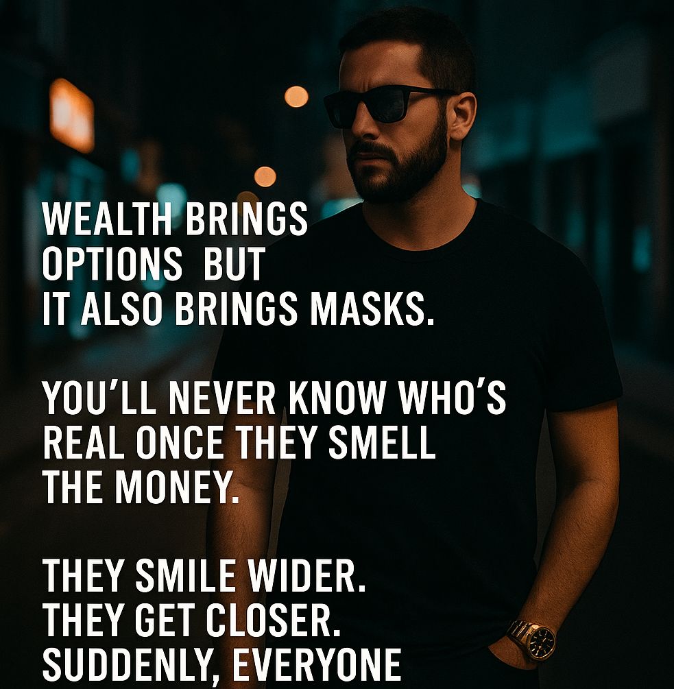 virtue_hearts's tweet photo. 1/8 ๐งต
Wealth opens doors you never knew existed, then replaces faces with masks. Old friends become strangers in costume. They laugh at dry jokes, memorize your coffee order. The game starts before you even sit.
#WealthTruth #MoneyMasks #CryptoHustle #Brampton #Crypto https://t.co/zRabj5h0mG