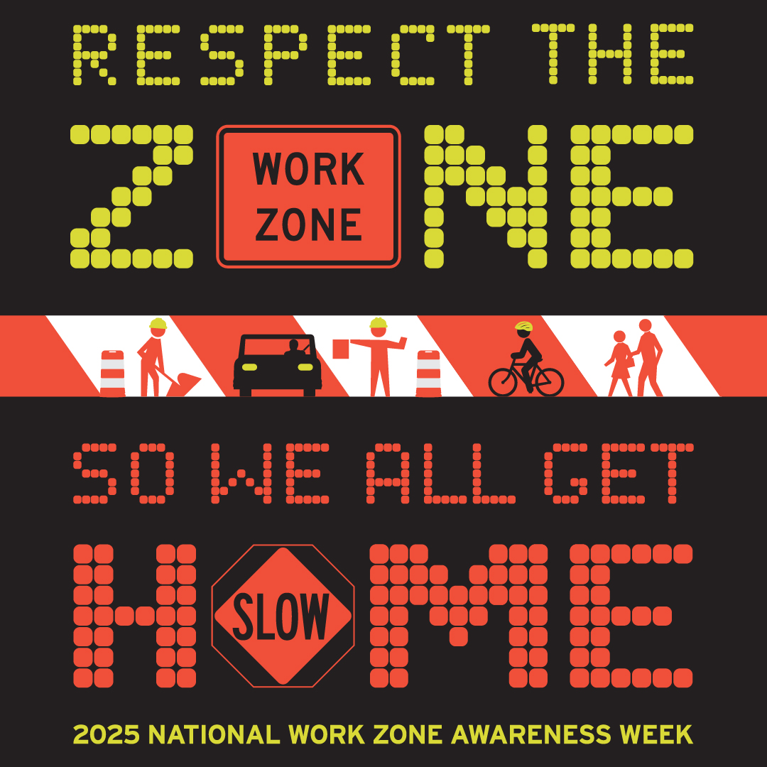 It's National Work Zone Awareness Week, a time to remember that struck-by injuries are a leading cause of death, and since 1992 *the* leading cause of nonfatal injuries in the construction industry. #NWZAW #WorkZoneSafety