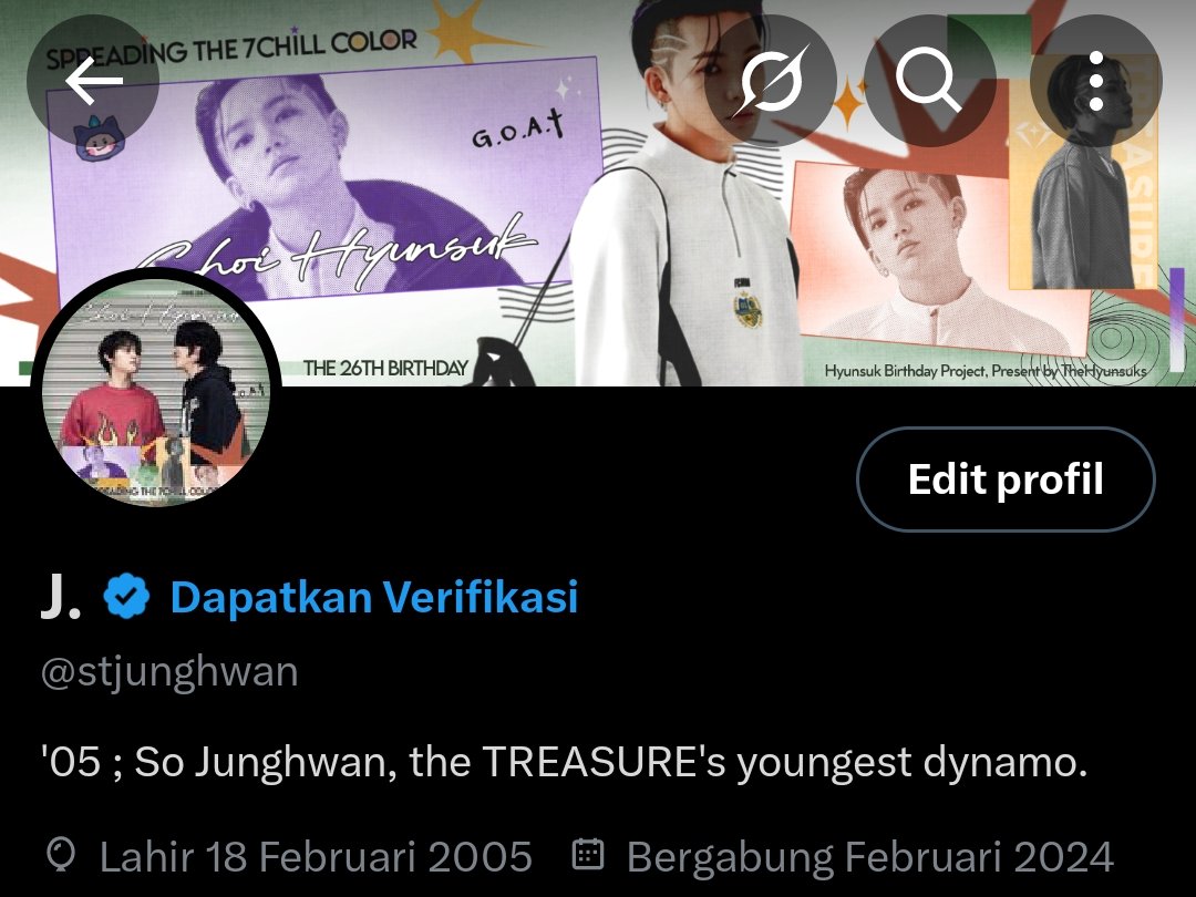 stjunghwan's tweet photo. @TheHyunsuks Happy birthday ganteng 

THE LEGENDARY 7CHILL DAY 
#StarOfTheSkiesChoiHyunsukDay
#최현석_고슴도칠리_세상이최고_생축
#7CHILLCOLORの虹がかかる日
@treasuremembers https://t.co/DomCUNhbTQ