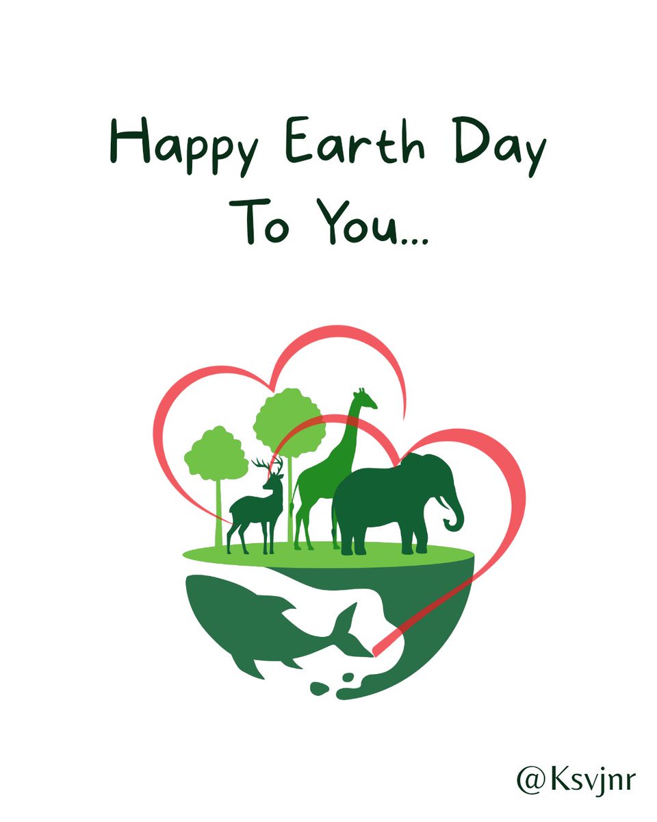 Happy #EarthDay To You!
Love #Nature...
Plant More #Trees To
Save The #Earth...
Do You?
#Reduce 
#Reuse Or
#Recycle..?💫
Do any one at least. Everyday!
thoughtinspiring.blogspot.com
#nature #NatureLove #hope #heal #healing #Health #Mindset #EarthDay2025 #healthylifestyle #Wisdom