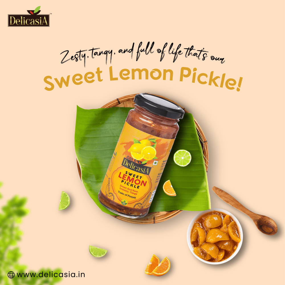 sharantandon's tweet photo. Zesty, tangy, and totally irresistible! 🍋✨
Say hello to your new favorite – Delicasia’s Sweet Lemon Pickle – where sweet meets spice in every bite!
🛒 Order now at 👉 https://t.co/jTfBbS43SW
#Delicasia #SweetLemonPickle #TasteOfPunjab #PickleLovers #IndianFlavors #ZestyBites https://t.co/bOehCeLNgQ