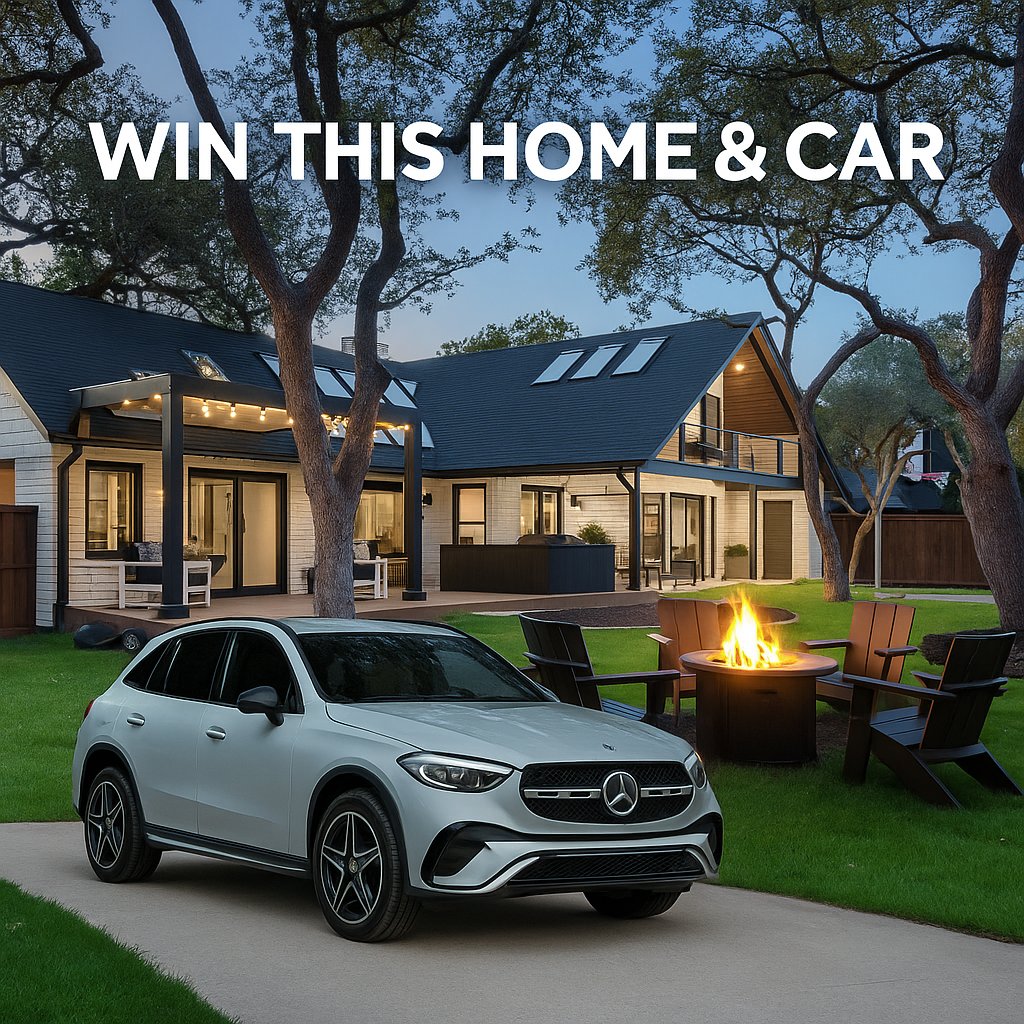 SweepstakesRush's tweet photo. HGTV Smart Home 2025 Sweepstakes.
Enter to win a fully furnished home in San Antonio, TX (ARV: $951,116.24), a 2025 Mercedes-Benz GLC 350e 4MATIC SUV (ARV: $76,210), and $100,000 cash.
https://t.co/SMmJ6a12Pg https://t.co/GTTmqDD07q