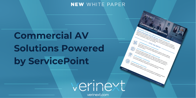 verinext's tweet image. Verinext’s Commercial AV Solutions, powered by ServicePoint, go beyond delivering equipment—they’re about creating exceptional experiences. We provide systems that are clear, reliable, and tailored to your business needs. #AVSolutions #ServicePoint hubs.li/Q03gnTjC0