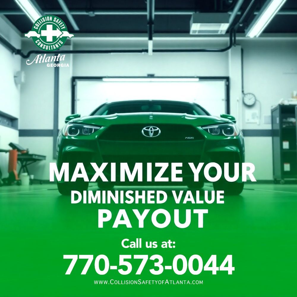 collisionatl's tweet image. We can help you maximize your claim payout!
📞 call us today at: 770-573-0044 for a free consultation! 

#DiminishedValue #CollisionSafetyAtlanta #KnowYourWorth #CarClaimWin
