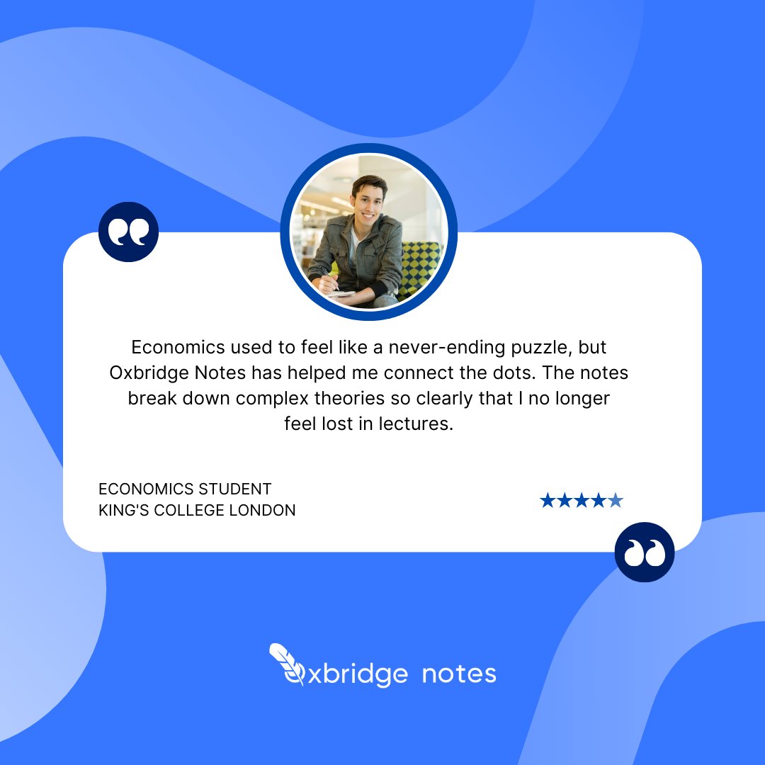OxbridgeNotes's tweet image. Who knew Economics could actually make sense? 🧠💰 #AcingEcon #SmartStudy