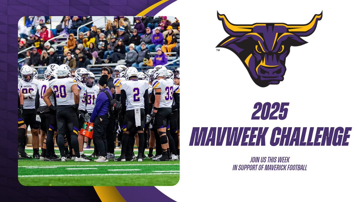 Being a Maverick means showing up—every day—for your team, your school, and everyone who supports you.

We made it to the national semifinals last season, but we’re not done yet.

Join us this week as we raise funds to support Maverick Football

🔗 msumavericks.com/mavweek
