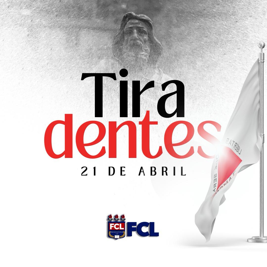 lawfcl's tweet photo. 21 de Abril - Dia de Tiradentes

#FCLLAW #Tiradentes https://t.co/JH4jJrFXG5