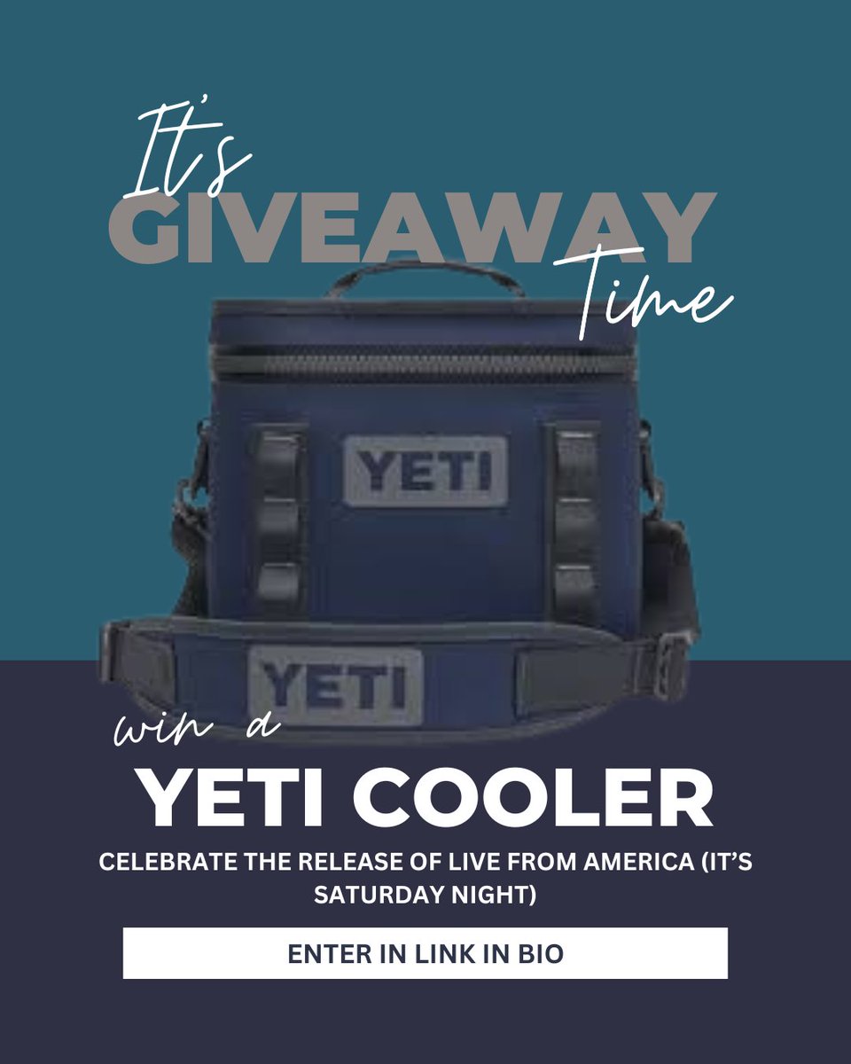 Last chance to enter the contest to win a Yeti cooler and some of my favorite things. Enter here: ffm.to/lfacontest 🔥🔥 #NewMusic #SingerSongwriter #CountryMusic #CountryLife #countrysinger #foryou