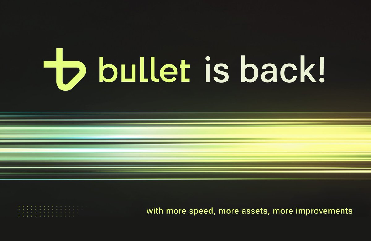 Sam_defii's tweet image. 🧩 Build on bulletproof foundations. 
Developers and protocols thrive when they integrate Bullet’s reliable execution layer.      
#BuildStrong #InfraForDevs