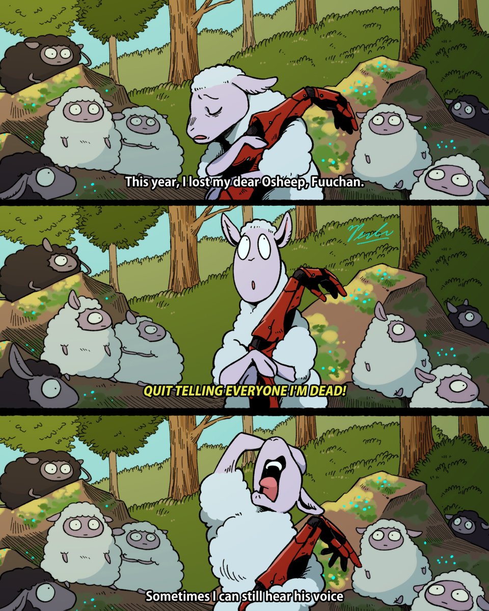 🦾🐑💨💨🏃💨
#Artchivist #Comfydants