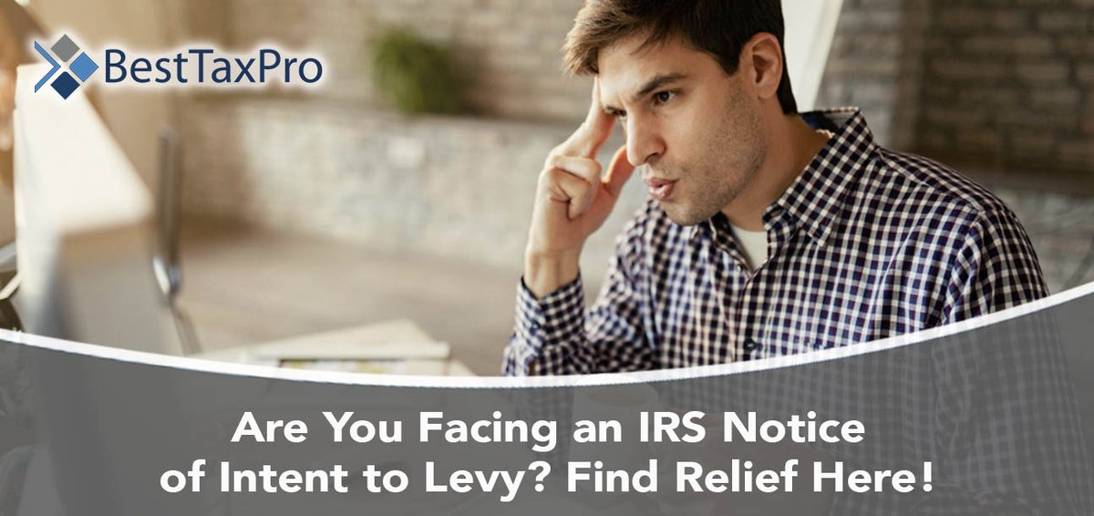 BestTaxPro1's tweet image. IRS sending notices of intent to levy? Discover professional strategies to address these threats, protect your assets, and maintain financial stability. Don&apos;t wait until it&apos;s too late! 

#TaxPro #IRSResolution