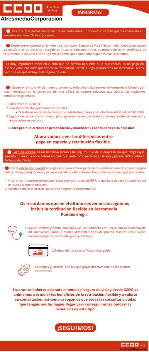 CCOO Atresmedia tweet media