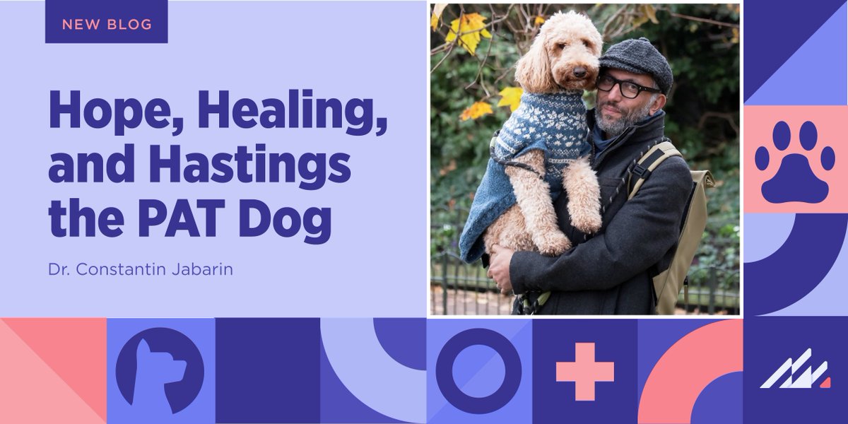 AlteraHealth's tweet image. Meet Hastings, a PAT (Pets as Therapy) dog bringing joy and comfort to patients. Dr. Constantin Jabarin shares how pet therapy transforms lives and fosters healing beyond medicine. Read more in our latest blog! hubs.li/Q03j2TDN0 #PetTherapy #HealingPaws #PATdog