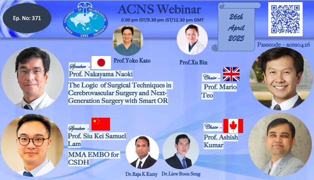 ACNS (Asian Congress of Neurological Surgeons) (@asiancns) on Twitter photo ๐๐๐๐ ๐ณ๐๐๐ - bit.ly/ACNSWebinar0426
๐๐ข๐ด๐ด๐ค๐ฐ๐ฅ๐ฆ - acns0426
๐ฑ๐๐๐ ๐๐ ๐๐๐๐ ๐๐ ๐๐๐ 26๐๐ ๐๐ ๐จ๐๐๐๐ 6.00 ๐๐ ๐ฐ๐บ๐ป/ 9.30 ๐ท๐ด ๐ฑ๐บ๐ป ๐๐๐ ๐๐๐ <a href="/AsianCNS/">ACNS (Asian Congress of Neurological Surgeons)</a> ๐พ๐๐๐๐๐๐ ๐๐๐๐ ๐ณ๐๐๐ - bit.ly/ACNSWebinar0426
๐๐ข๐ด๐ด๐ค๐ฐ๐ฅ๐ฆ - acns0426
๐ฑ๐๐๐ ๐๐ ๐๐๐๐ ๐๐ ๐๐๐ 26๐๐ ๐๐ ๐จ๐๐๐๐ 6.00 ๐๐ ๐ฐ๐บ๐ป/ 9.30 ๐ท๐ด ๐ฑ๐บ๐ป ๐๐๐ ๐๐๐ <a href="/AsianCNS/">ACNS (Asian Congress of Neurological Surgeons)</a> ๐พ๐๐๐๐๐๐