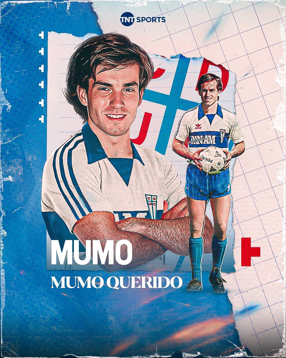 TNTSportsCL's tweet photo. ⚽🤍💙 Un emblema de #LosCruzados

En los 88 años de Universidad Católica, pasaron muchos jugadores por el club, pero ninguno como el gran Mumo Tupper.

Un fuerte abrazo al cielo. Que hoy brindes junto a Tito Fouillioux, Nestor Isella, el Sapito Livingstone y tantos otros que enaltecieron a La Franja.