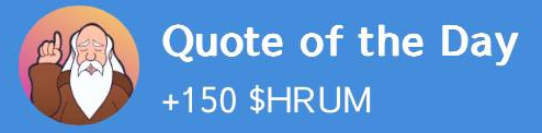 🥠 Hrum Quote of the Day 21.04.2025

"Great minds discuss ideas; average minds discuss events; small minds discuss people."
✅ Eleanor Roosevelt

If you collect SBTs visit t.me/SBTClaimer

#Hrum