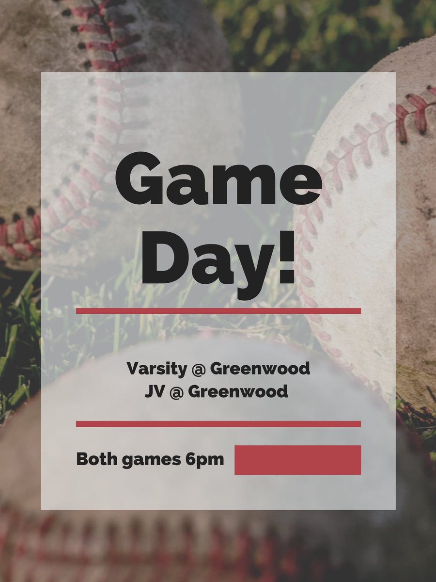 Game day! Both the varsity and JV teams take on Greenwood tonight at 6. We’d love to see you there! Admission is $7 cash or pre-purchase tickets at woodmenathletics.com/tickets