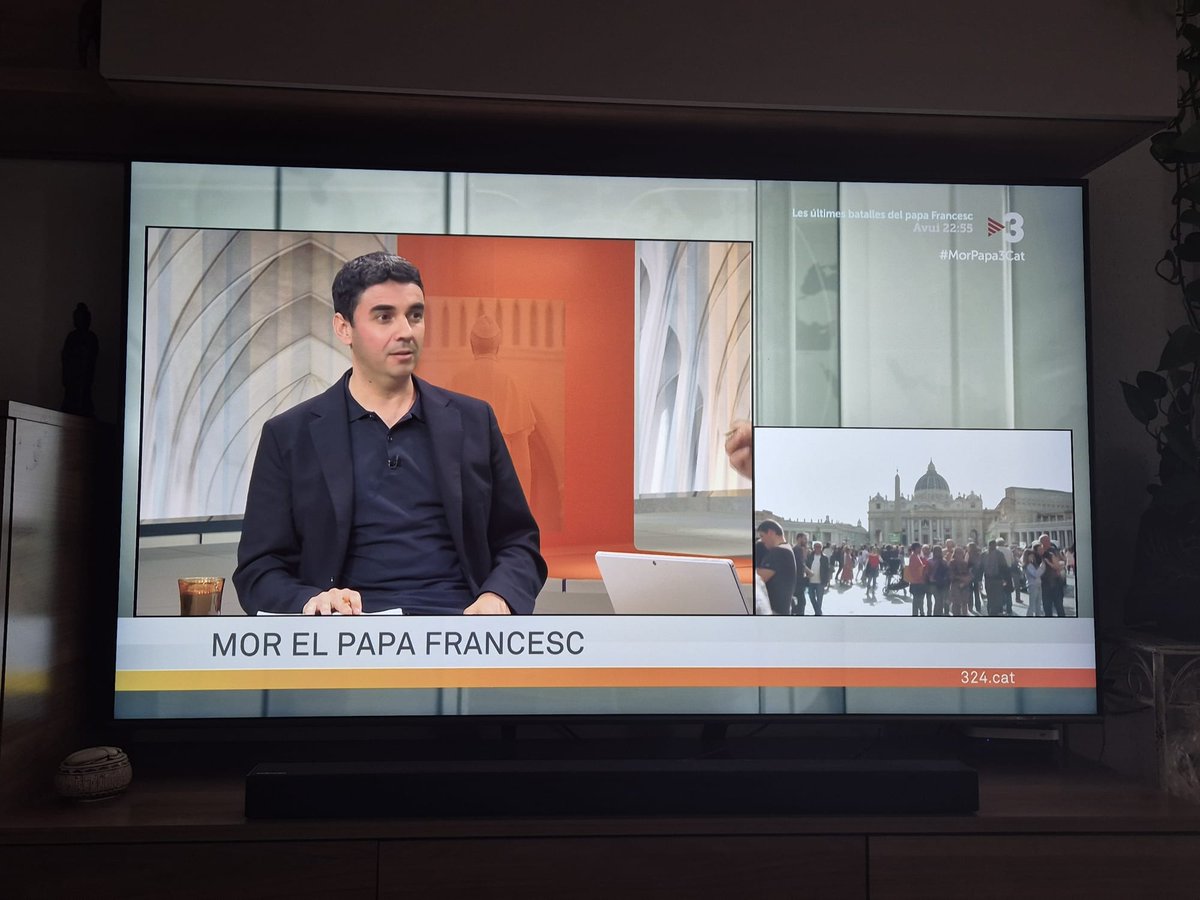 ✅️El company i periodista <a href="/Jpachecoga/">Jordi Pacheco</a>, director de l'<a href="/agenciaflama/">Agència Flama</a>, participa en el debat de <a href="/som3cat/">3Cat</a> valorant el pontificat del <a href="/PapaFrancesc/">Papa Francesc</a> arran de la seva mort, aquest Dilluns de Pasqua. Se'ns gira feina.