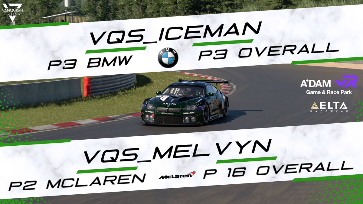 <a href="/VQS_Iceman/">VQS_Iceman</a> took an extremely tough battle for BMW to the finale, missing out despite a stellar season for 🥉 overall.

<a href="/Melvyn_2004/">Melvyn</a> had an amazing start, but ultimately, heartbreakingly, fell a single point short of the McLaren seat 💔

Congratulations on your valiant efforts 💚
