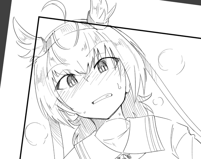 原稿。初くんっぽく見えるかどうかで自問自答してる…_(:3」∠)_ 