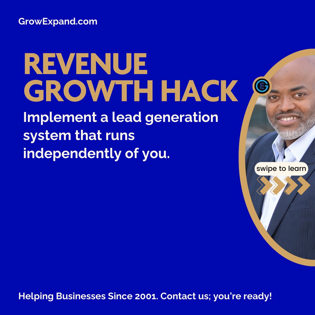 growexpand's tweet image. Lead generation should be done for you!
26 years at this, out of the box CRM&apos;s are a &quot;no&quot; for my clients.  It&apos;s not a spreadsheet for tracking milestones &amp;amp; goals but, driving the daily activities that turn into dollars.  Lead gen included.
#LeadGeneration #CustomCRM