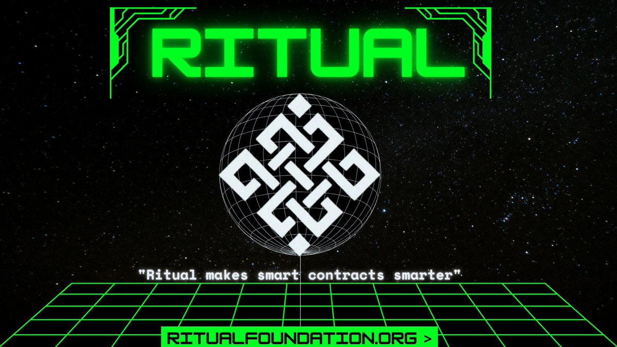 Oleg X7 ⌘ ꧁IP꧂ (@oleg_x7) on Twitter photo 🔮 Ritual <a href="/ritualfnd/">Ritual Foundation</a> — A New Paradigm for AI on the Blockchain
Imagine a blockchain where AI models run natively and smart contracts become truly intelligent.
That’s Ritual Chain — the first sovereign execution layer for AI, designed to scale intelligent applications.
🧠 Ritual 🔮 Ritual <a href="/ritualfnd/">Ritual Foundation</a> — A New Paradigm for AI on the Blockchain
Imagine a blockchain where AI models run natively and smart contracts become truly intelligent.
That’s Ritual Chain — the first sovereign execution layer for AI, designed to scale intelligent applications.
🧠 Ritual