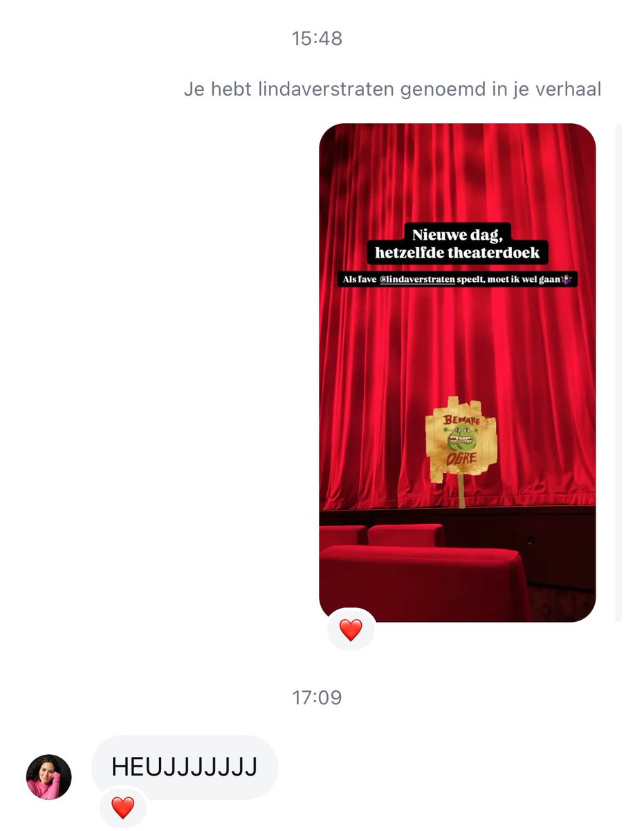 Linda’s reactie op het feit dat ik weer in de zaal zit.😂😂