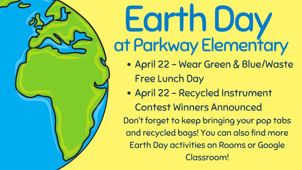 _PESLions's tweet photo. Earth Day is Tomorrow! Don't forget to wear green! https://t.co/5HGSKU9mEV