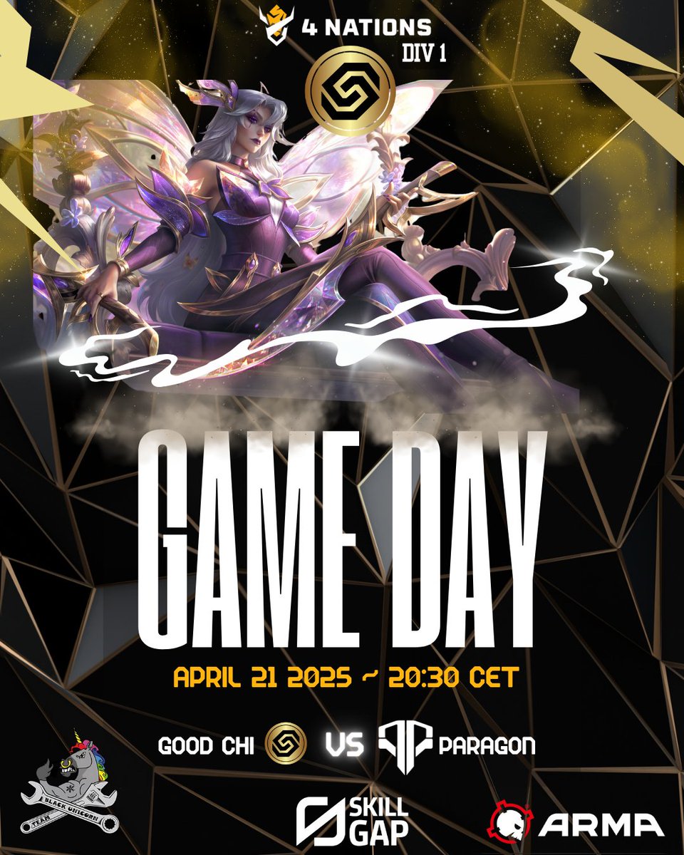Week 2 begins! 

Despite the general opinion, we have A LOT of respect for our opponents <a href="/PARAGONPRG/">PARAGON</a>!

We know we need to bring our A-game today in <a href="/TheUKEL/">UKEL presents: 4 Nations</a> as every game counts towards us securing playoffs! 

We will be live on the official broadcast at 19:30 UK!

#CHIWIN