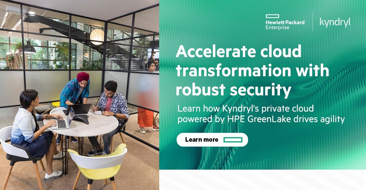 HPE_Alliances's tweet image. Want to drive #cloud transformation while preserving control of on-premises infrastructure? Learn how @Kyndryl's private cloud powered by @HPE GreenLake boosts agility and elevates business security: hpe.to/60112r5RZ
#HPEAlliances