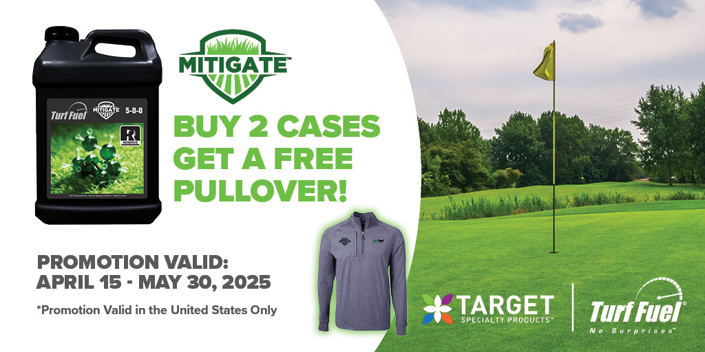 TurfFuel's tweet photo. ⏰ Don’t Miss Out on This Turf Deal! 🌱
From now until 5/30, buy 2 cases of Truf Fuel’s Mitigate and get a FREE pullover!
Toughen up your turf and score some fresh gear — it’s a win-win.

#TrufFuel #Mitigate #LimitedTimeOffer #TurfStrong https://t.co/vY7GwlGkNg