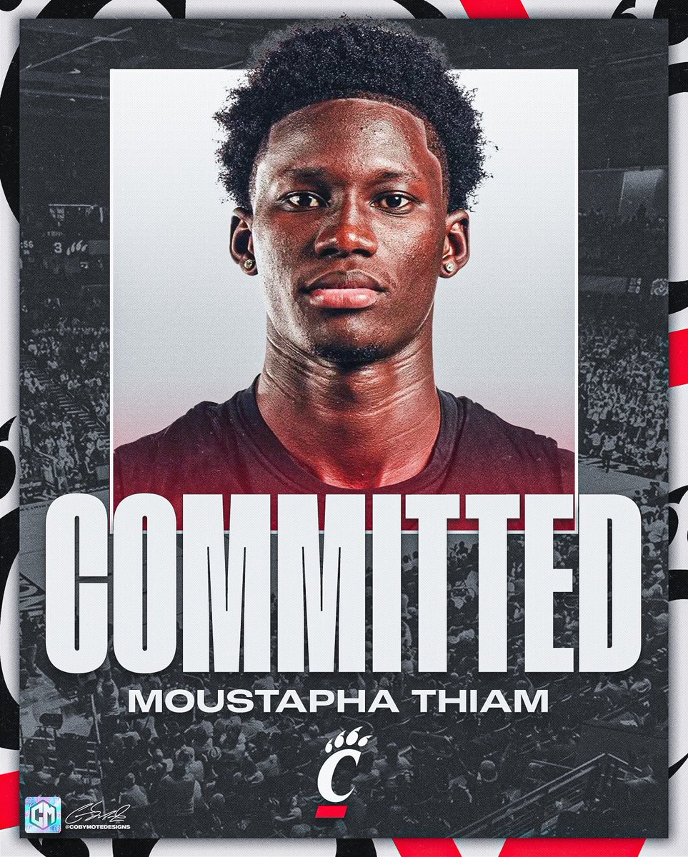Tobias Bass (@tobias_bass) on Twitter photo 🚨NEWS: Moustapha Thiam will transfer to Cincinnati, he tells <a href="/TheAthleticCBB/">The Athletic CBB</a>
The 7-foot-2 center averaged 10.4 points, 6.4 rebounds and 2.6 blocks per game this season at UCF 🚨NEWS: Moustapha Thiam will transfer to Cincinnati, he tells <a href="/TheAthleticCBB/">The Athletic CBB</a>
The 7-foot-2 center averaged 10.4 points, 6.4 rebounds and 2.6 blocks per game this season at UCF