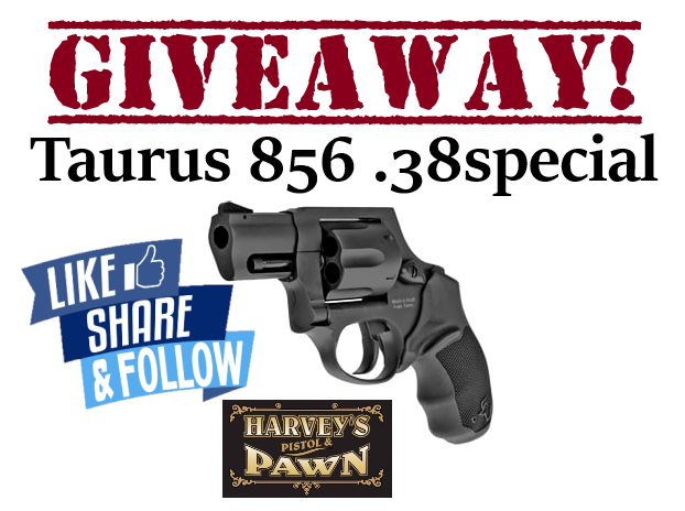 This week's giveaway is up! A Taurus 856! All followers who like and share this and our sales will be entered! Thank you all for helping us spread the word of our shop and our promotions! Have a great and  blessed week!