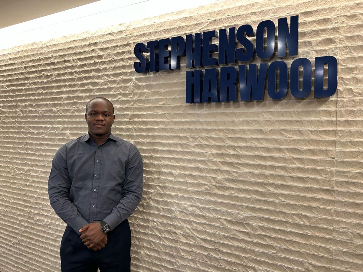 We’re pleased to announce the safe arrival and successful commencement of the secondment program at Stephenson Harwood, by MarkAnthony Chukwudi Ezeoha, our esteemed member who was selected by the law firm, courtesy of its partnership with the Branch. 

We wish him an enlightening