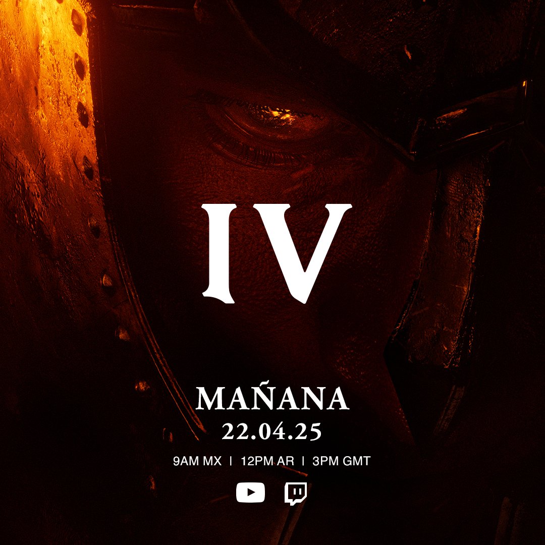 Mañana, 11:00 a.m. EST. 

twitch.tv/bethesda and youtube.com/live/Ed_E2crgl…