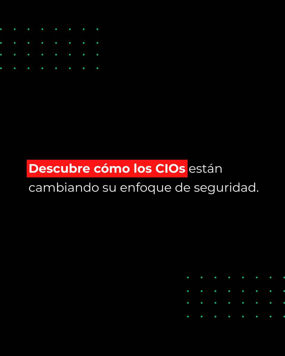 El 50 % de los CIOs considera que está invirtiendo más de lo necesario en ciberseguridad. Cada vez más, apuestan por una estrategia integral.

Lee el informe completo: logicalis.com/cio-report

#Ciberseguridad #CIOReport #TransformaciónDigital #LogicalisLatam #ArchitectsOfChange