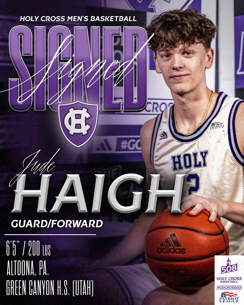 Holy Cross Men's Basketball (@hcrossmbb) on Twitter photo This big guard has great ability to stretch the floor from deep.
Welcome to The Cross, Jude Haigh!
#GoCrossGo | <a href="/HaighJude/">Jude (Danny) Haigh</a> This big guard has great ability to stretch the floor from deep.
Welcome to The Cross, Jude Haigh!
#GoCrossGo | <a href="/HaighJude/">Jude (Danny) Haigh</a>