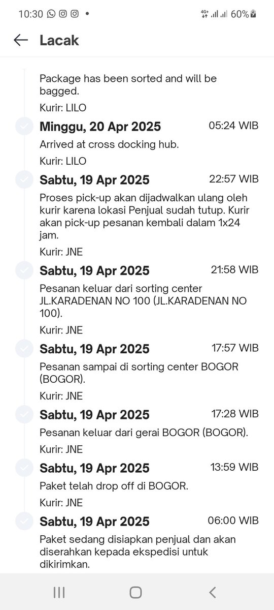singolion's tweet photo. @TokopediaCare ini bagaimana ya pembelian saya pengirimannya diputer-puter dari JNE ke Lion ke JNE lagi? Sebegitu ruwetkah pengiriman di Tokopedia? https://t.co/Sp3VncICGL
