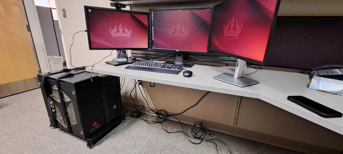 ChristosArgyrop's tweet image. Brought together our two @Titan_Computers that used to support two different projects to set up a small ad hoc #MPI cluster (switch to arrive later in the week). Will probably drop a couple of GPUs but for now, they will support our EMR data analytics