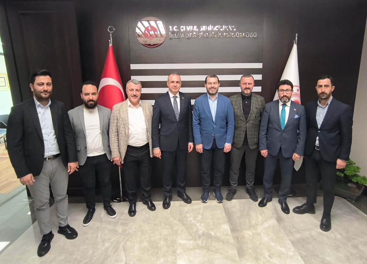 AK Parti Tuzla ilçe Başkanımız <a href="/serefcolak/">Şeref ÇOLAK 🇹🇷</a> ve yönetimini Çevre, Şehircilik ve İklim Değişikliği İl Müdürlüğü'müzde misafir ettik. Nazik ziyaretleri için teşekkür ederim.