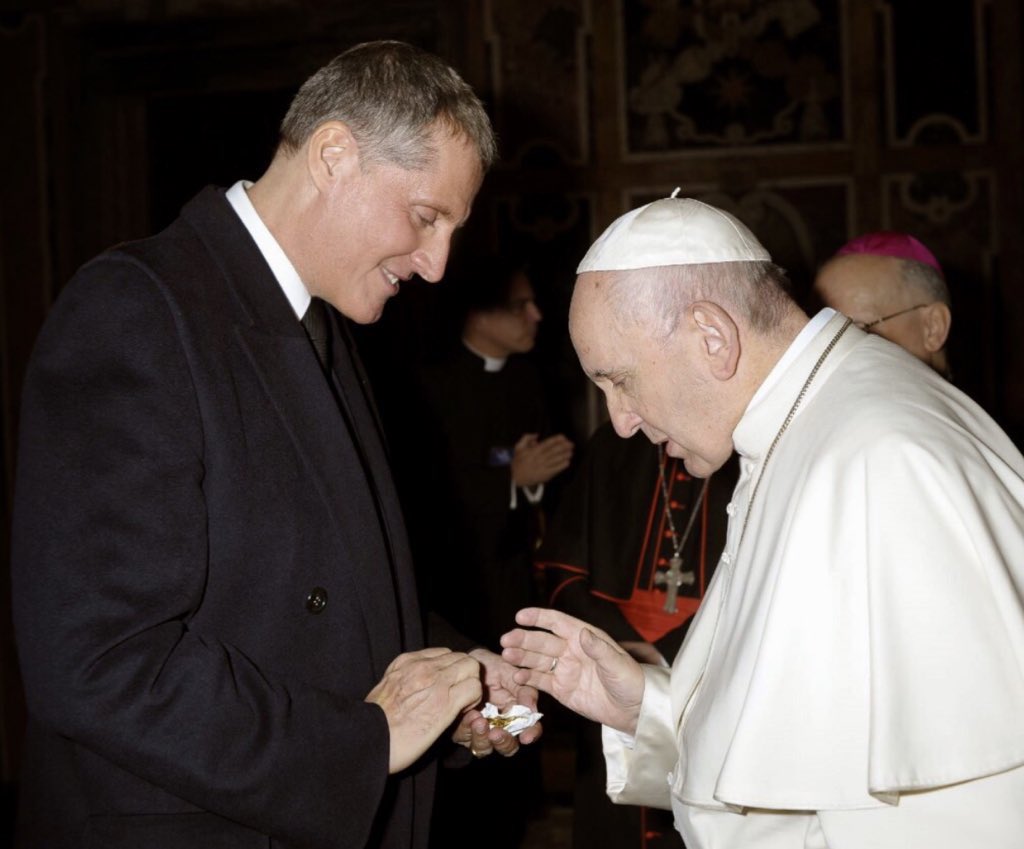 Souvenir d’une belle rencontre au 
#Vatican
#PapaFrancesco #RIP