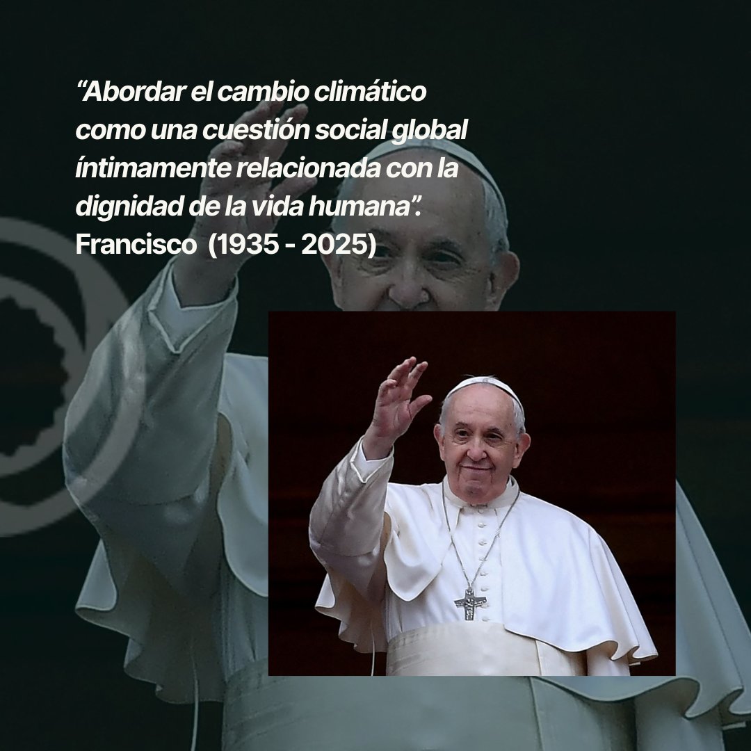 Con profundo pesar, desde la #RAMCC lamentamos el fallecimiento de Su Santidad el Papa Francisco, un líder espiritual y moral cuya voz resonó con fuerza para el cuidado de nuestro planeta
Su legado y ejemplo, seguirán guiando nuestro trabajo hacia un futuro más justo y sostenible