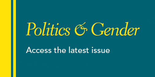 Cambridge University Press - Politics (@cup_polisci) on Twitter photo Politics & Gender - Volume 21 - Issue 1 - cup.org/3QXeWyR
Where not #OpenAccess this issue of <a href="/PoliticsGenderJ/">Politics & Gender</a> is free to read until the end of April 2025. Politics & Gender - Volume 21 - Issue 1 - cup.org/3QXeWyR
Where not #OpenAccess this issue of <a href="/PoliticsGenderJ/">Politics & Gender</a> is free to read until the end of April 2025.